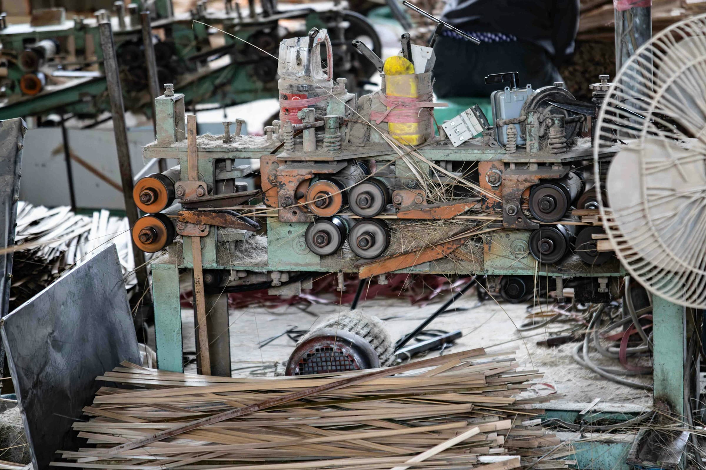 Manufacturing facility with production lines and OEM equipment requiring industrial valves