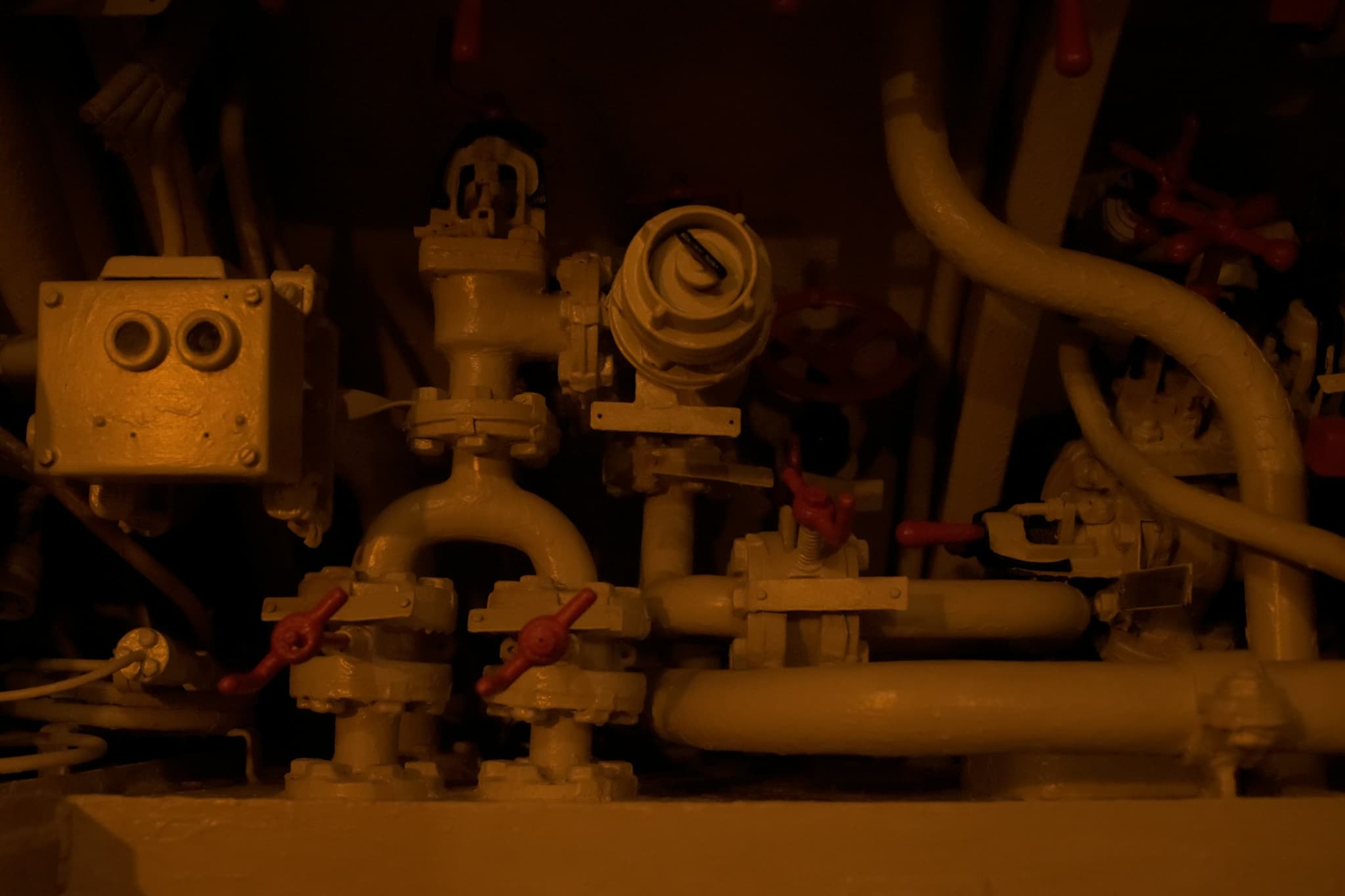 Thermal power plant with steam turbines and high-pressure industrial valves