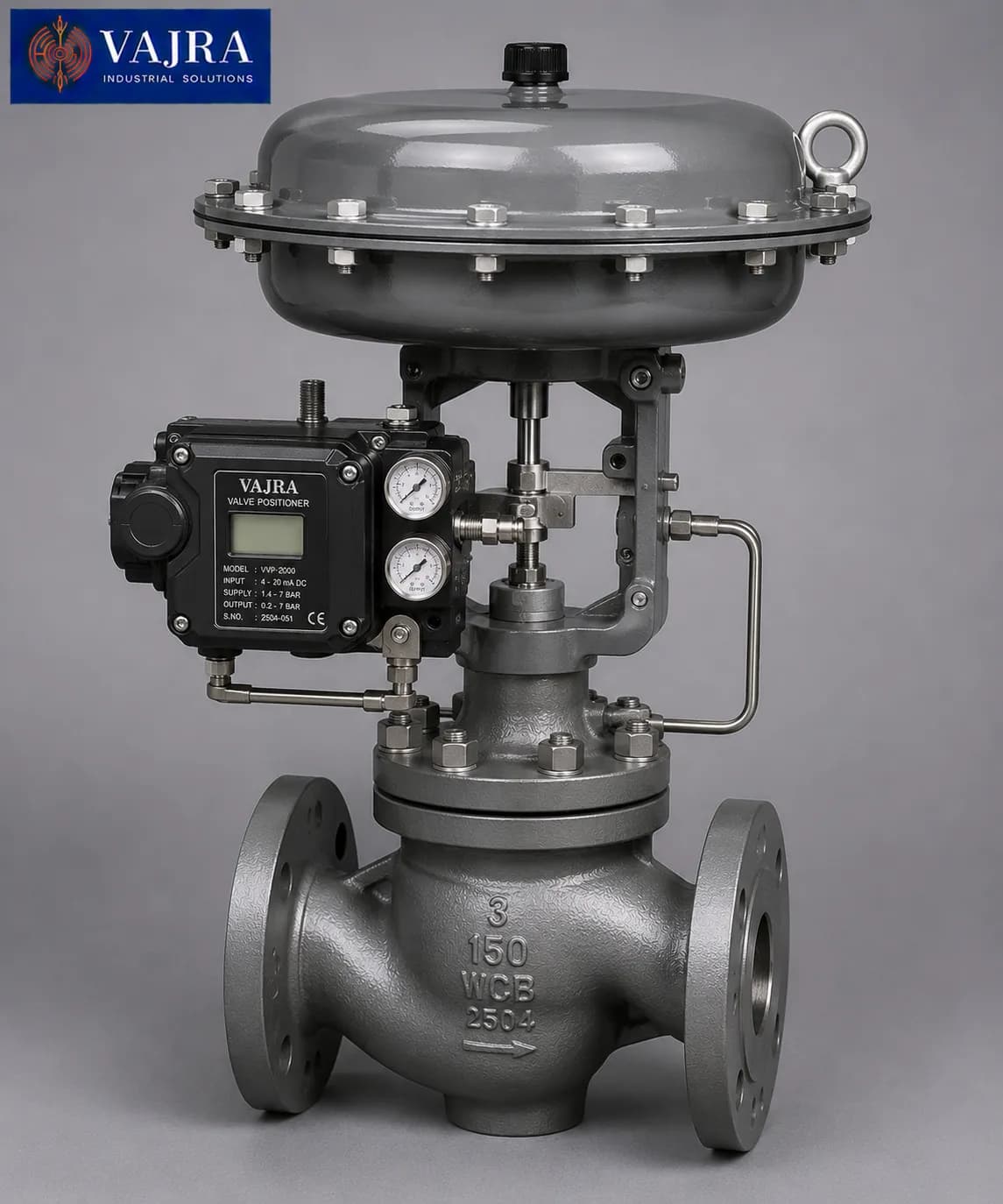 Globe type control valve for modulating process control