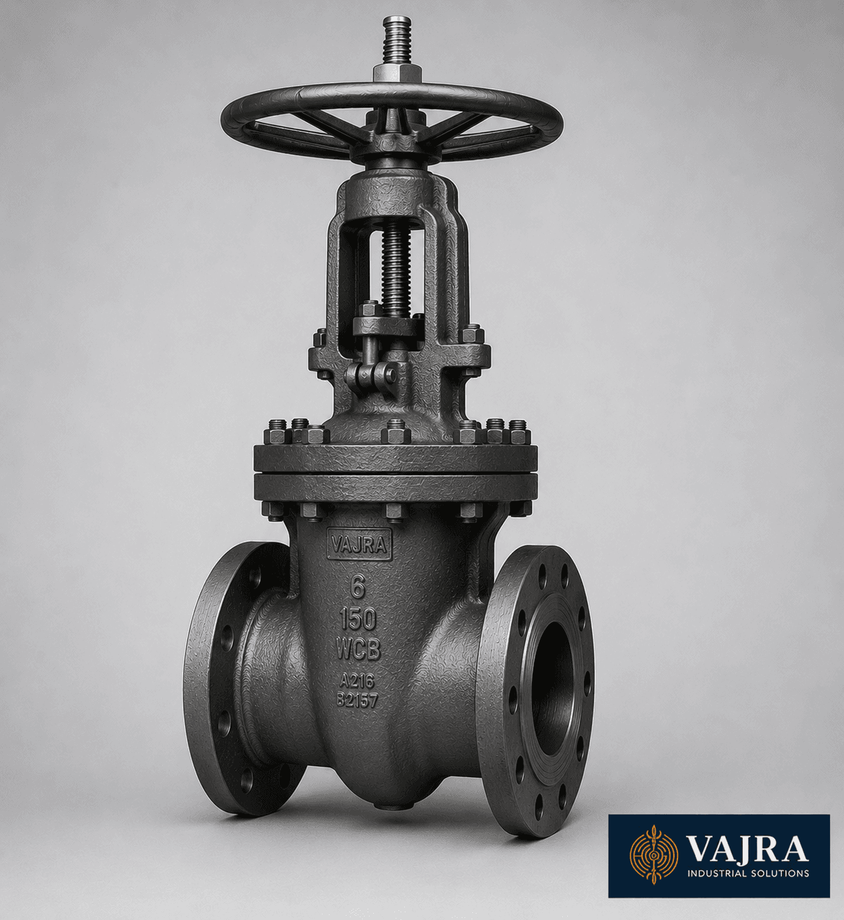 Wedge gate valve for full-bore isolation in industrial pipelines